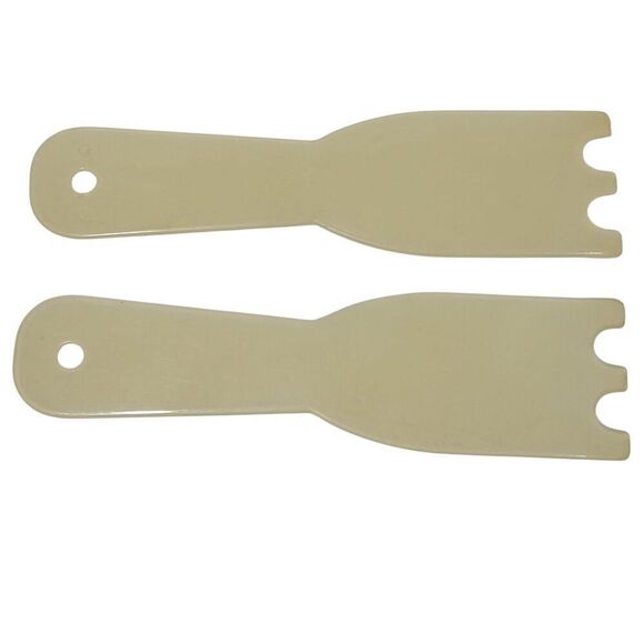 George Foreman Indoor Grill Replacement Scraper Spatula Off White Clear Lot Of 2 - Picture 4 of 4